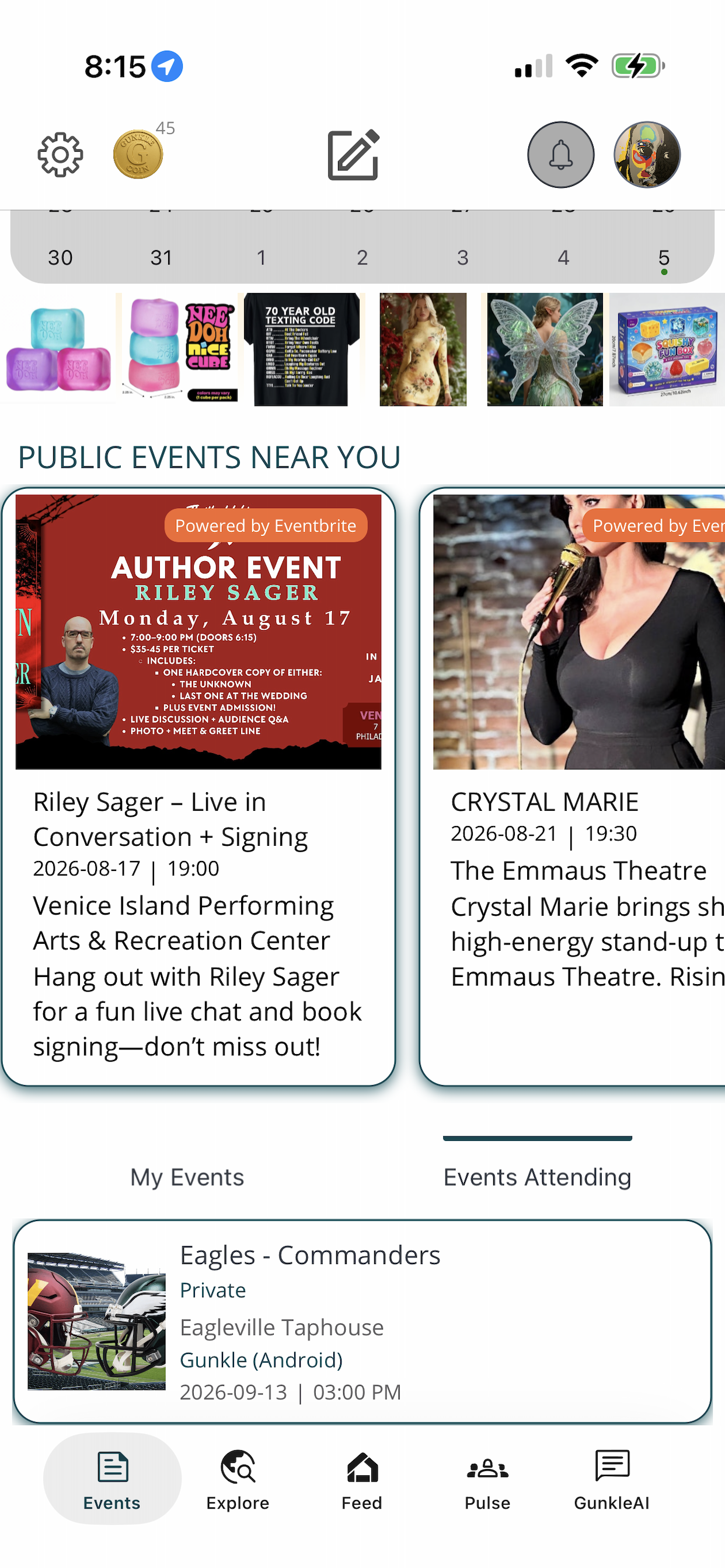 Gunkle app demo screenshot 8